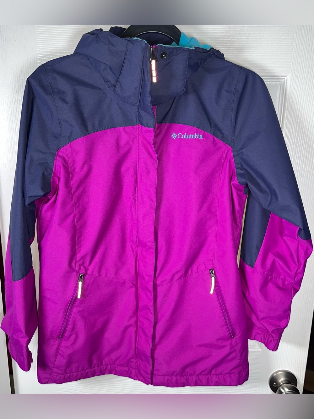 Columbia Girls Bugaboo II Fleece Interchange 3-in-1 Jacket Size Large SHELL ONLY